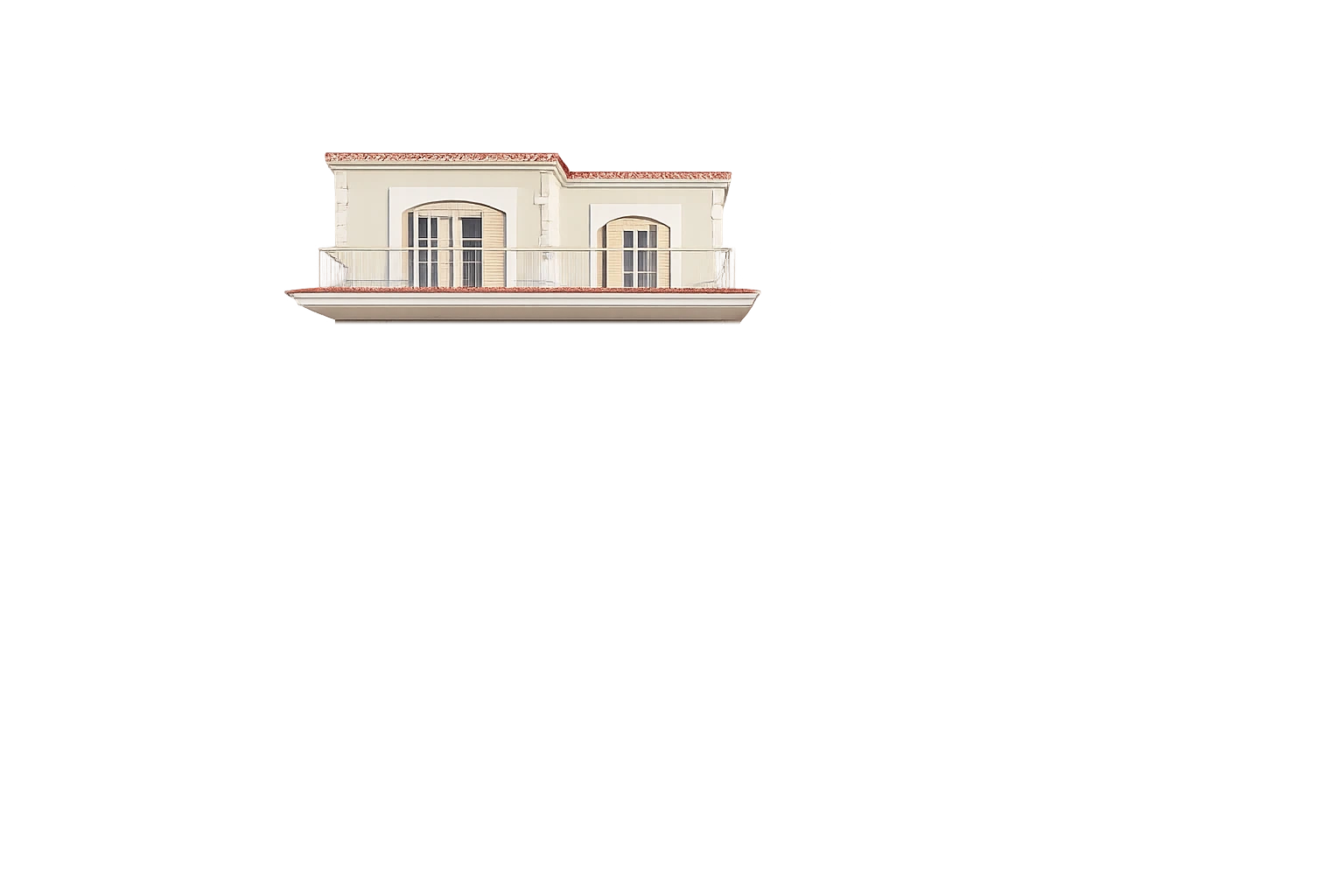 Villa üst kat ve çatı